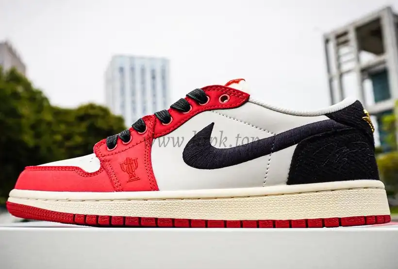 PK God Trophy Room X Jordan Air Jordan 1 Low OG “Away” retail materials ready to ship