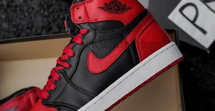 Pk5.0 Air Jordan AJ1 Retro High Banned RETAIL MATERIALS READY TO SHIP