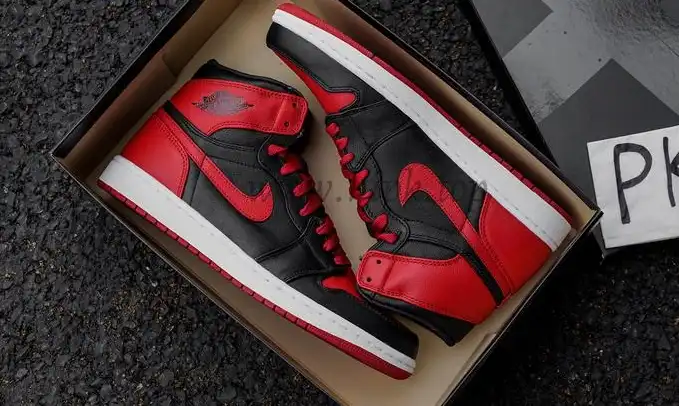 Pk5.0 Air Jordan AJ1 Retro High Banned RETAIL MATERIALS READY TO SHIP