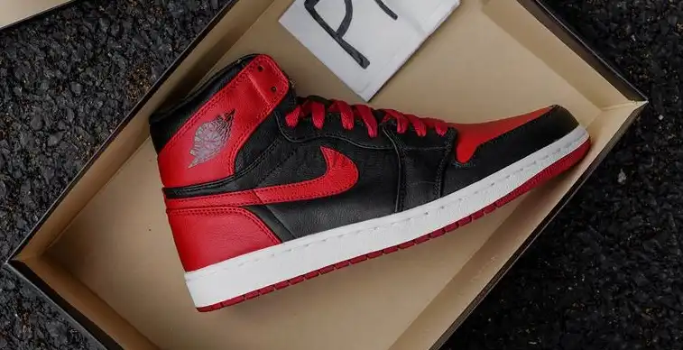 Pk5.0 Air Jordan AJ1 Retro High Banned RETAIL MATERIALS READY TO SHIP