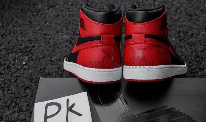 Pk5.0 Air Jordan AJ1 Retro High Banned RETAIL MATERIALS READY TO SHIP