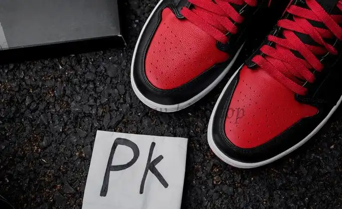 Pk5.0 Air Jordan AJ1 Retro High Banned RETAIL MATERIALS READY TO SHIP