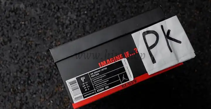 Pk5.0 Air Jordan AJ1 Retro High Banned RETAIL MATERIALS READY TO SHIP