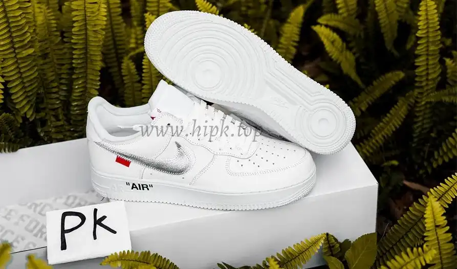 pk5.0 OFF-WHITE x Air Force 1 Low white Silver retail materials ready to ship