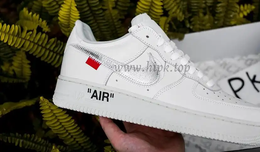 pk5.0 OFF-WHITE x Air Force 1 Low white Silver retail materials ready to ship