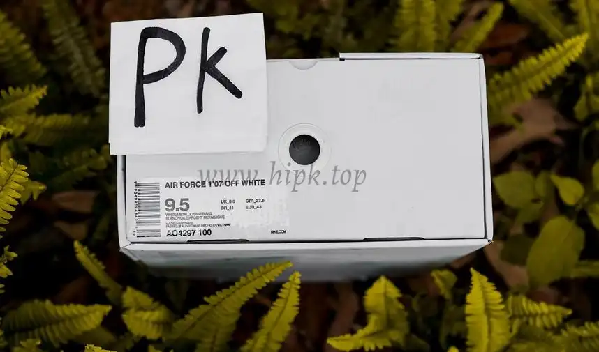 pk5.0 OFF-WHITE x Air Force 1 Low white Silver retail materials ready to ship