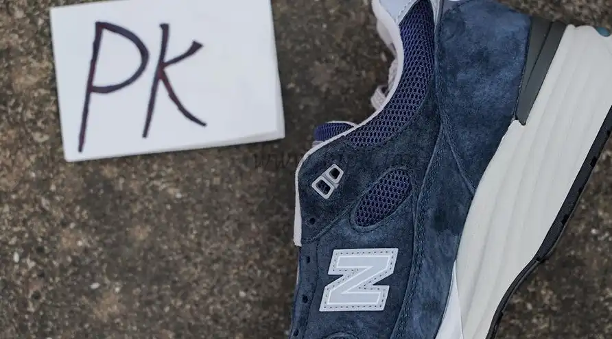 PK GOD New Balance 991v2 Made in UK Dark Navy RETAIL MATERIALS READY TO SHIP
