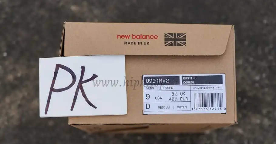 PK GOD New Balance 991v2 Made in UK Dark Navy RETAIL MATERIALS READY TO SHIP