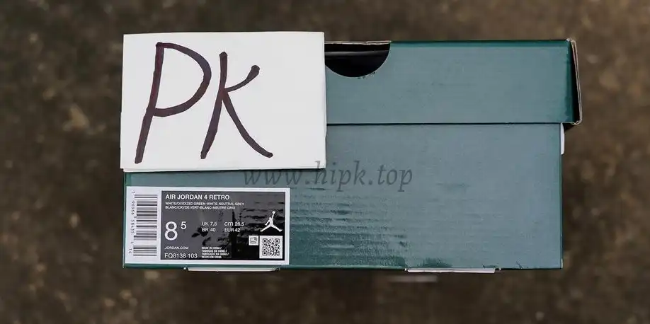 PK GOD Air Jordan 4 Oxidized Green RETAIL MATERIALS READY TO SHIP