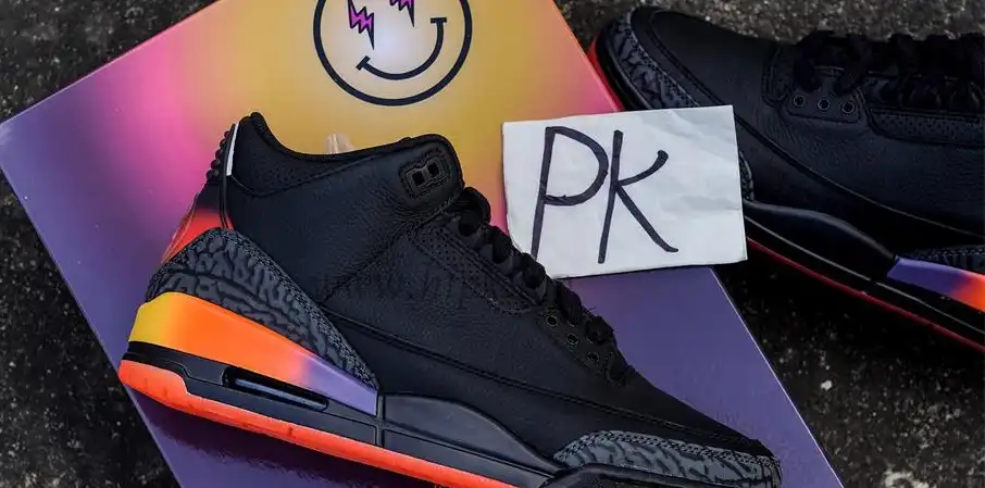 PK GOD J. Balvin x Air Jordan 3 Retro Rio RETAIL MATERIALS READY TO SHIP