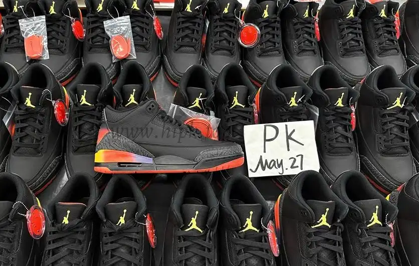 PK GOD J. Balvin x Air Jordan 3 Retro Rio RETAIL MATERIALS READY TO SHIP