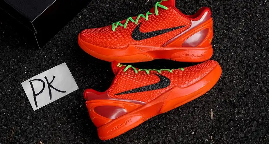 PK GOD Nike Kobe 6 Protro Reverse Grinch RETAIL MATERIALS READY TO SHIP