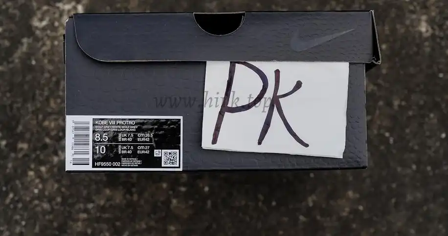 PK GOD Nike Kobe 8 Protro Wolf Grey RETAIL MATERIALS READY TO SHIP