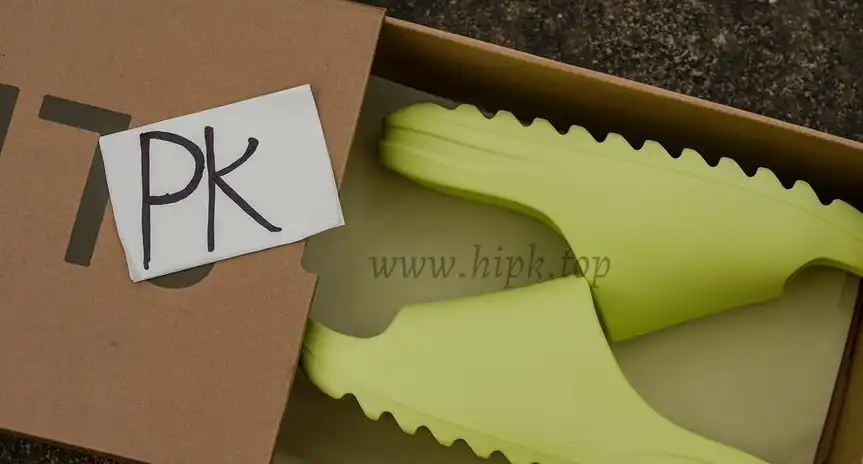 PK GOD adidas Yeezy Slide Glow Green Frosted RETAIL MATERIALS READY TO SHIP