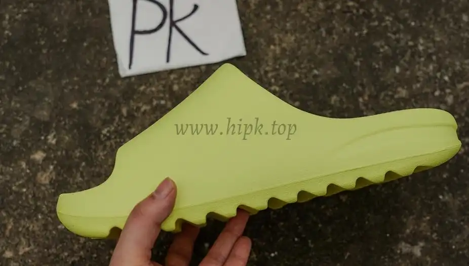 PK GOD adidas Yeezy Slide Glow Green Frosted RETAIL MATERIALS READY TO SHIP