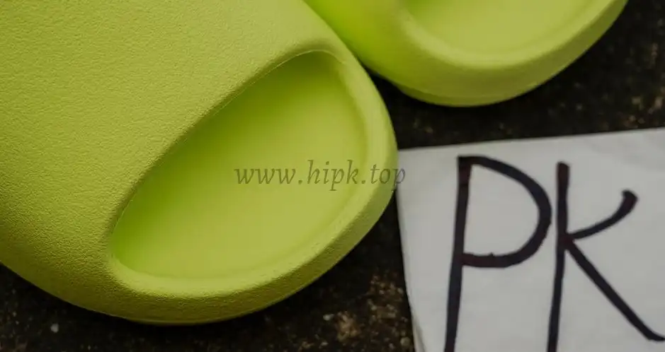 PK GOD adidas Yeezy Slide Glow Green Frosted RETAIL MATERIALS READY TO SHIP