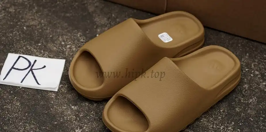 PK GOD adidas Yeezy Slide Ochre RETAIL MATERIALS READY TO SHIP