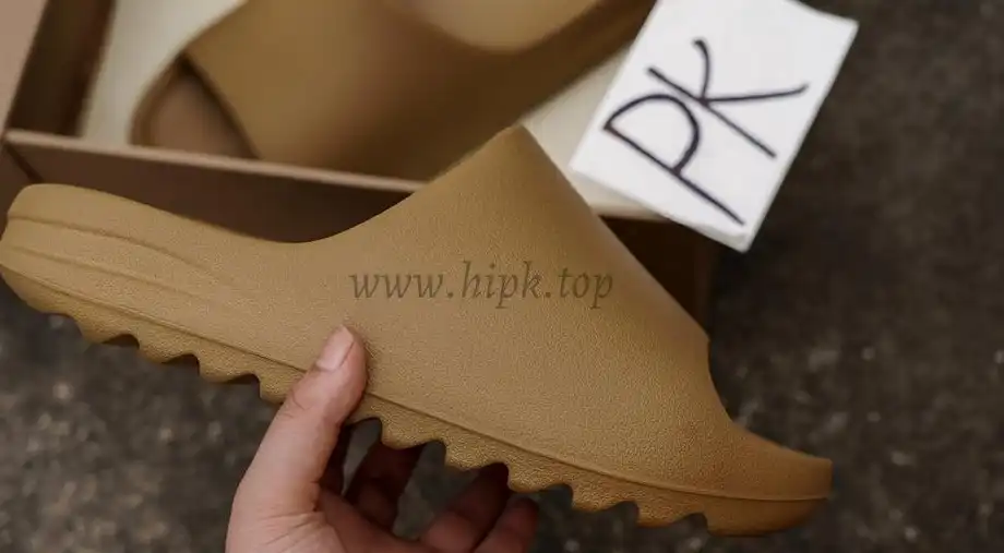 PK GOD adidas Yeezy Slide Ochre RETAIL MATERIALS READY TO SHIP