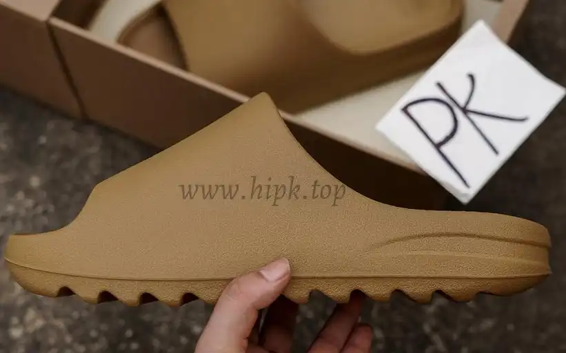 PK GOD adidas Yeezy Slide Ochre RETAIL MATERIALS READY TO SHIP