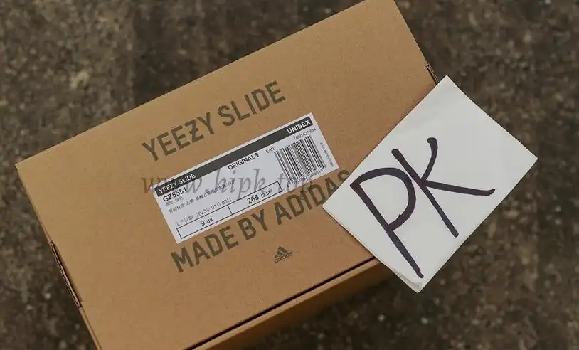 PK GOD adidas Yeezy Slide Resin RETAIL MATERIALS READY TO SHIP