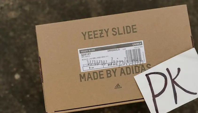 PK GOD adidas Yeezy Slide coffee RETAIL MATERIALS READY TO SHIP