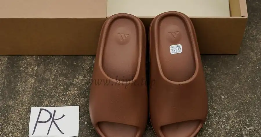 PK GOD adidas Yeezy Slide coffee RETAIL MATERIALS READY TO SHIP