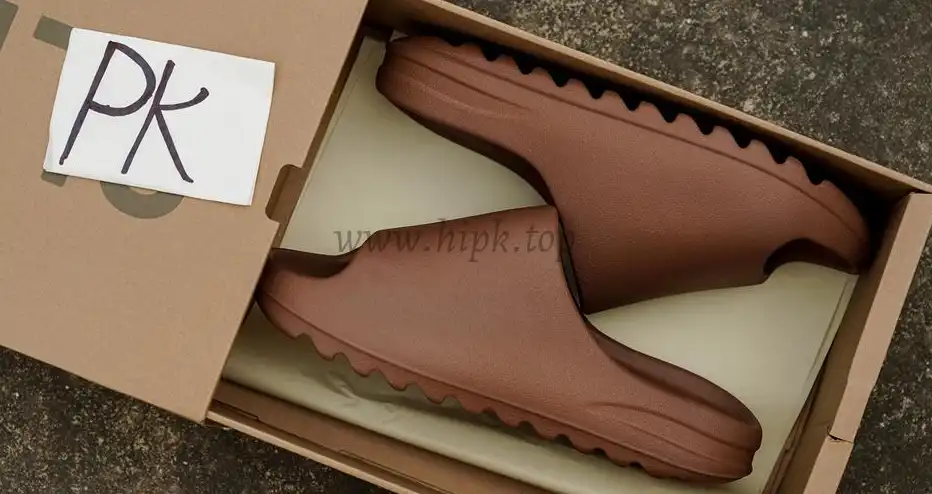 PK GOD adidas Yeezy Slide coffee RETAIL MATERIALS READY TO SHIP