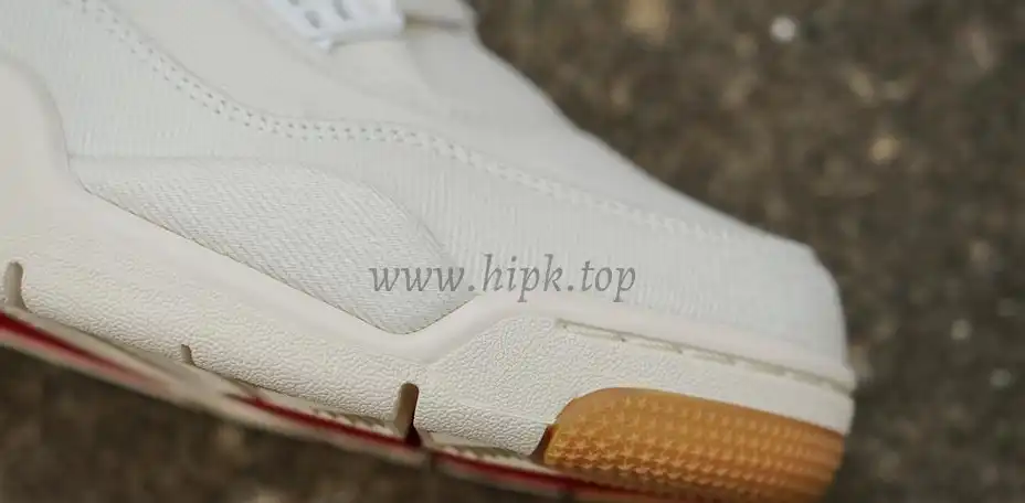 PK God Jordan 4 Retro Levi’s White RETAIL MATERIALS READY TO SHIP