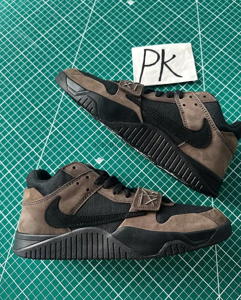 PK5.0 Travis Scott Jordan Jumpman Jack Dark Mocha RETAIL MATERIALS READY TO SHIP