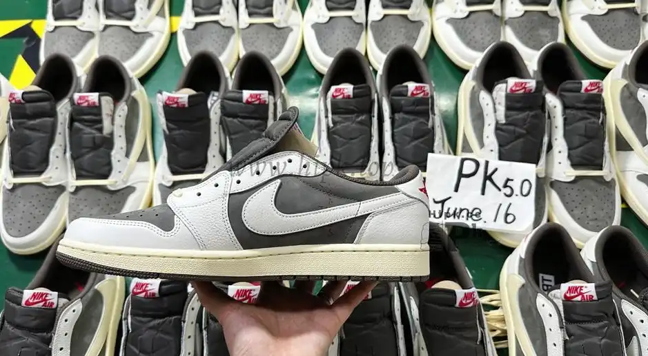 PK 5.0 Jordan 1 Retro Low OG SP Travis Scott Reverse Mocha RETAIL MATERIALS READY TO SHIP