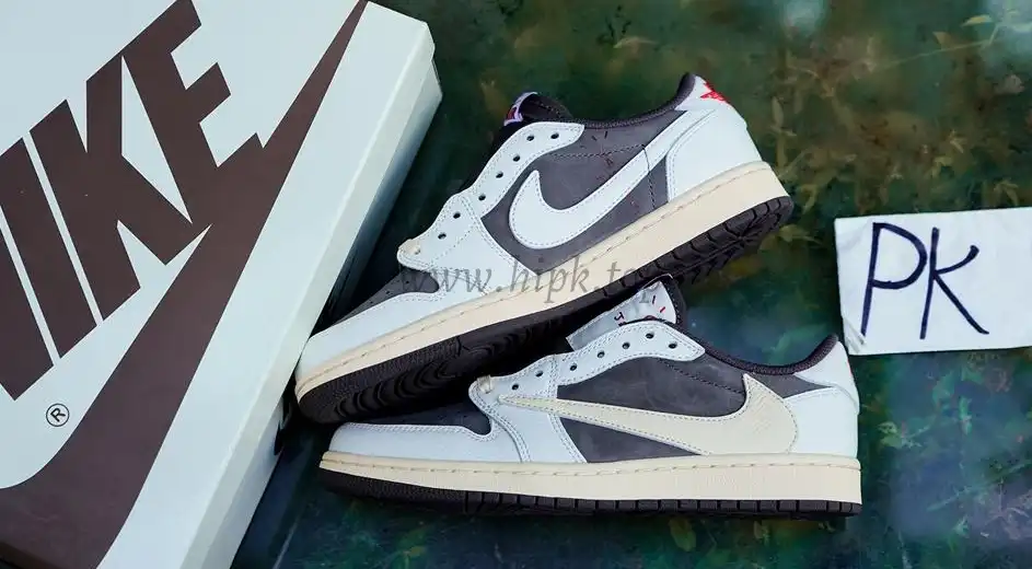 PK 5.0 Jordan 1 Retro Low OG SP Travis Scott Reverse Mocha RETAIL MATERIALS READY TO SHIP