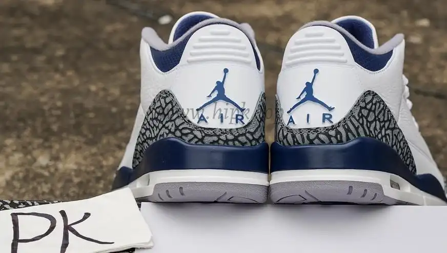 PK GOD Air Jordan 3 Midnight Navy RETAIL MATERIALS READY TO SHIP