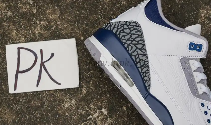 PK GOD Air Jordan 3 Midnight Navy RETAIL MATERIALS READY TO SHIP