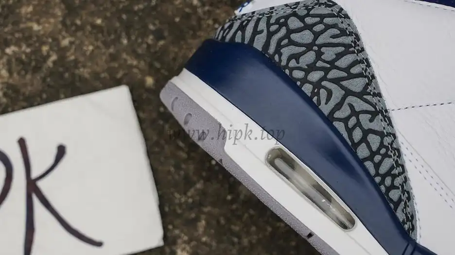 PK GOD Air Jordan 3 Midnight Navy RETAIL MATERIALS READY TO SHIP