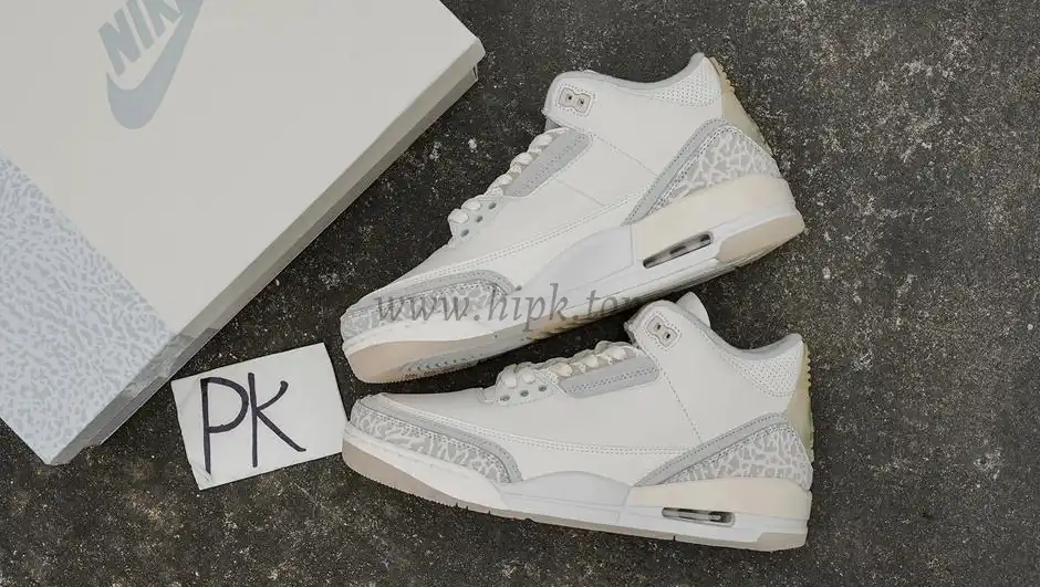 PK GOD Air Jordan 3 Retro SE Craft Ivory RETAIL MATERIALS READY TO SHIP