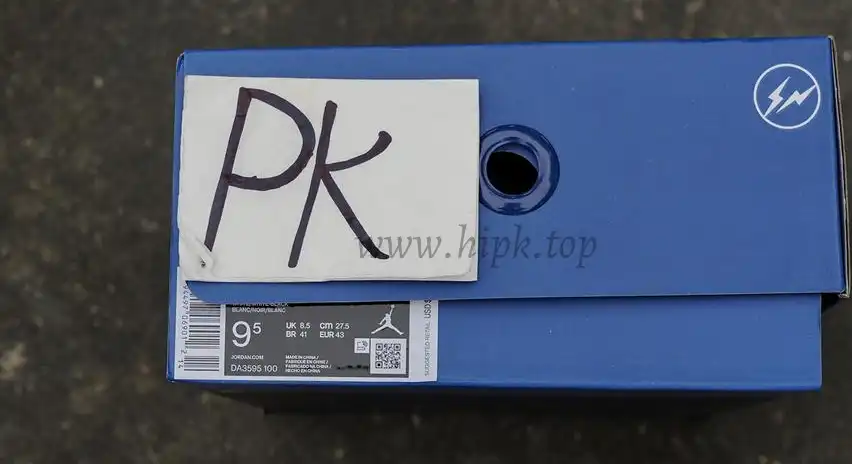 PK GOD Jordan 3 Retro Fragment RETAIL MATERIALS READY TO SHIP