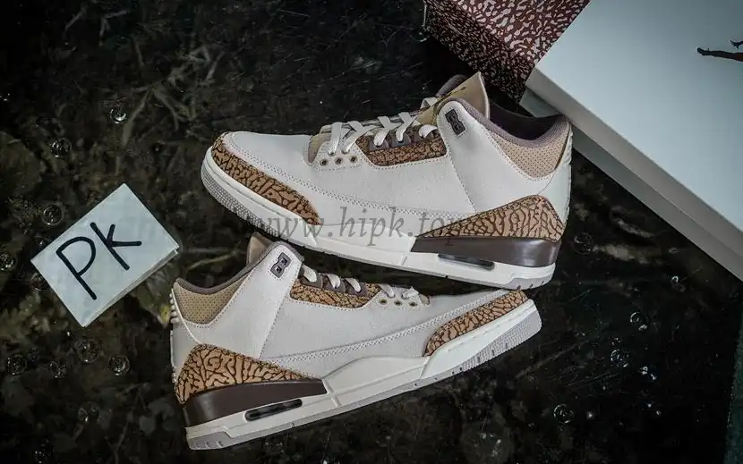 PK GOD Jordan 3 Retro Palomino RETAIL MATERIALS READY TO SHIP