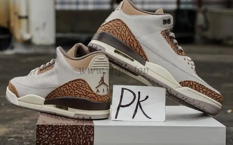 PK GOD Jordan 3 Retro Palomino RETAIL MATERIALS READY TO SHIP