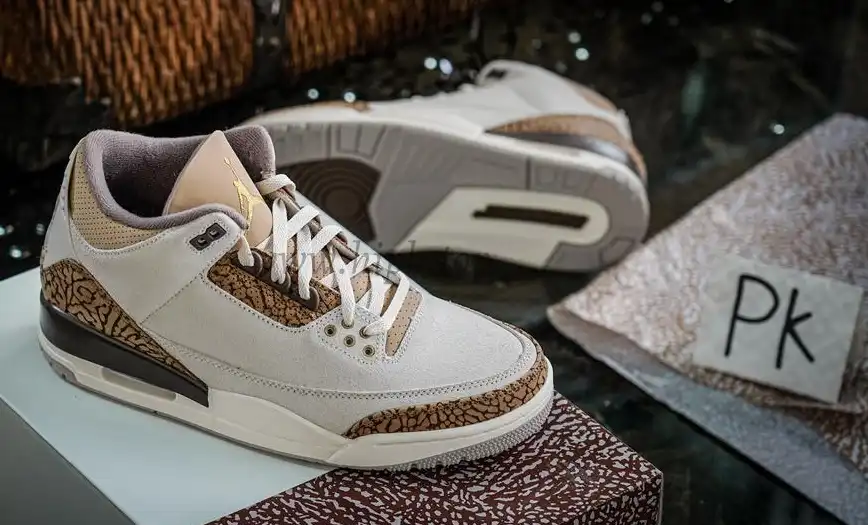 PK GOD Jordan 3 Retro Palomino RETAIL MATERIALS READY TO SHIP