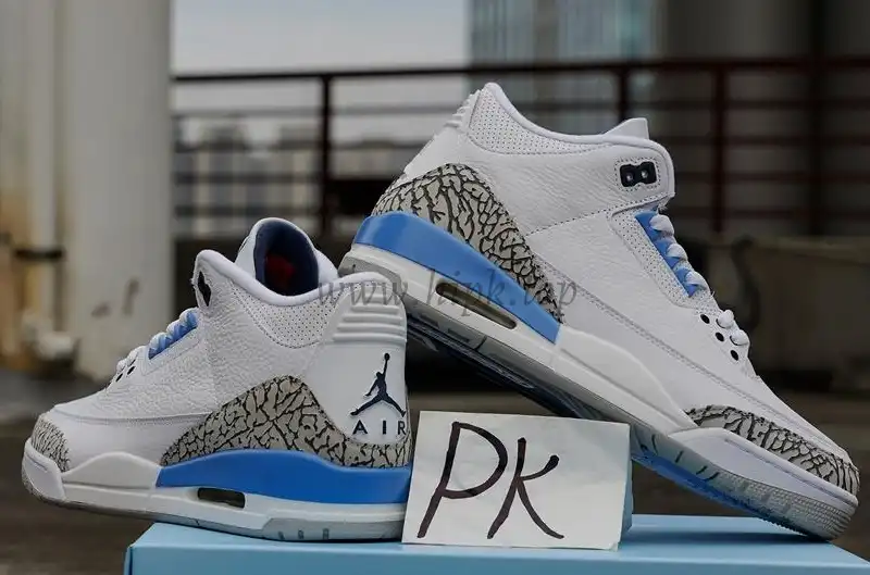 PK GOD Jordan 3 Retro UNC Retail Materials Ready to Ship