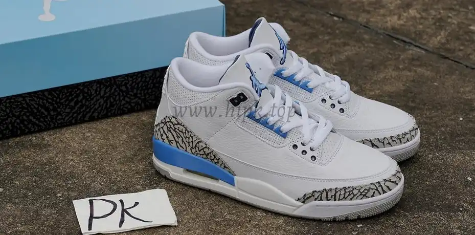 PK GOD Jordan 3 Retro UNC Retail Materials Ready to Ship