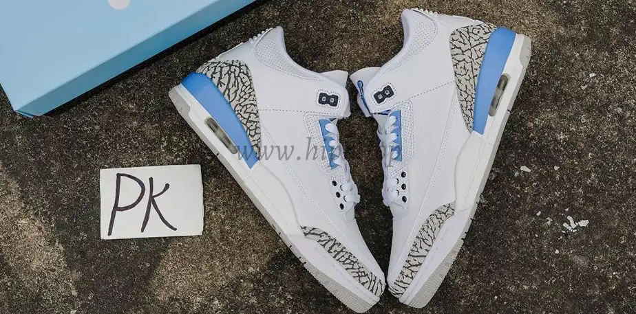 PK GOD Jordan 3 Retro UNC Retail Materials Ready to Ship