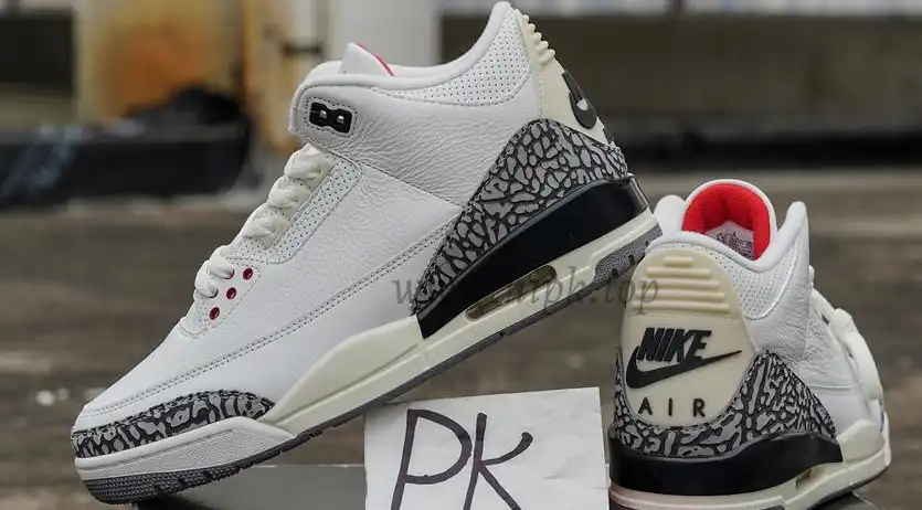 PK GOD Jordan 3 Retro White Cement Reimagined RETAIL MATERIALS READY TO SHIP