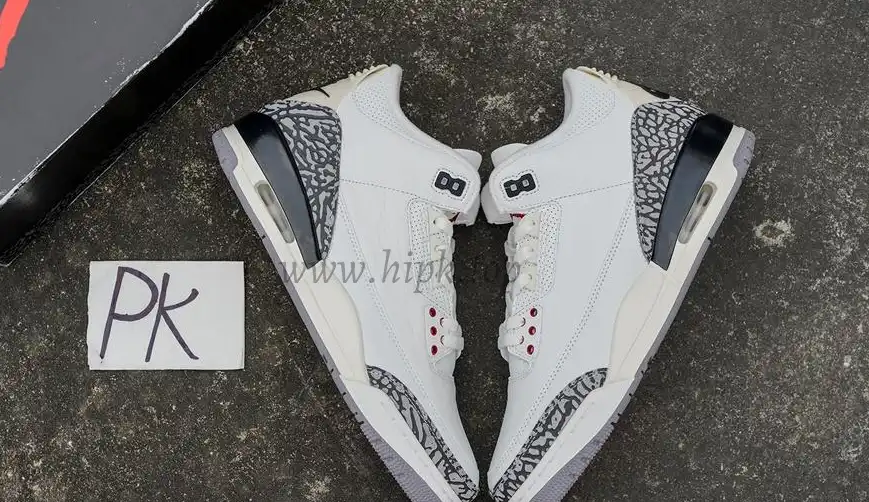 PK GOD Jordan 3 Retro White Cement Reimagined RETAIL MATERIALS READY TO SHIP