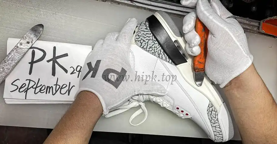 PK GOD Jordan 3 Retro White Cement Reimagined RETAIL MATERIALS READY TO SHIP