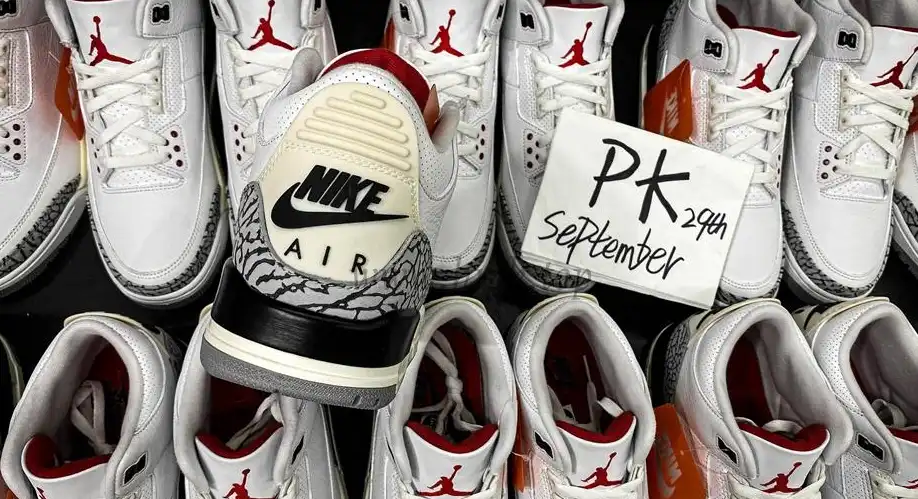 PK GOD Jordan 3 Retro White Cement Reimagined RETAIL MATERIALS READY TO SHIP