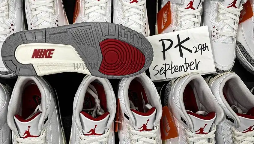 PK GOD Jordan 3 Retro White Cement Reimagined RETAIL MATERIALS READY TO SHIP