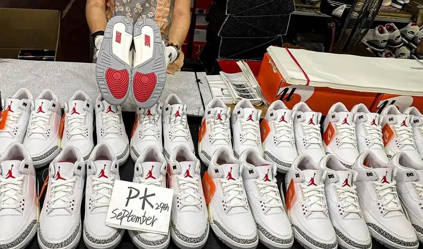 PK GOD Jordan 3 Retro White Cement Reimagined RETAIL MATERIALS READY TO SHIP