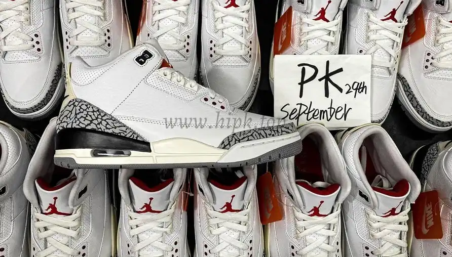 PK GOD Jordan 3 Retro White Cement Reimagined RETAIL MATERIALS READY TO SHIP