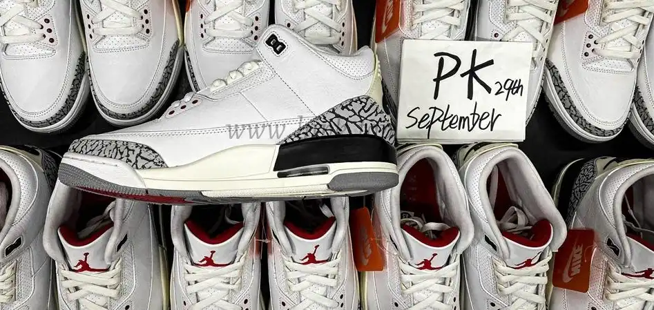 PK GOD Jordan 3 Retro White Cement Reimagined RETAIL MATERIALS READY TO SHIP